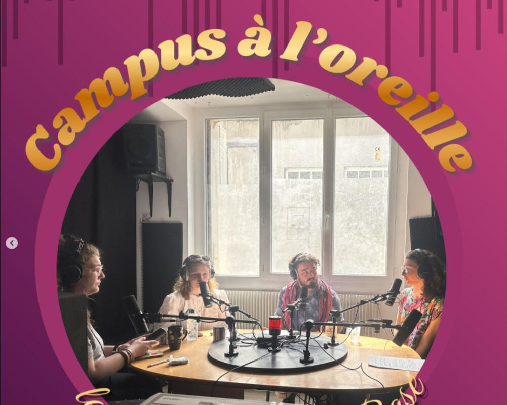 Podcast Campus à l'Oreille sur les tiers-lieux clermontois avec le Café Les Augustes et la BASE Clermont